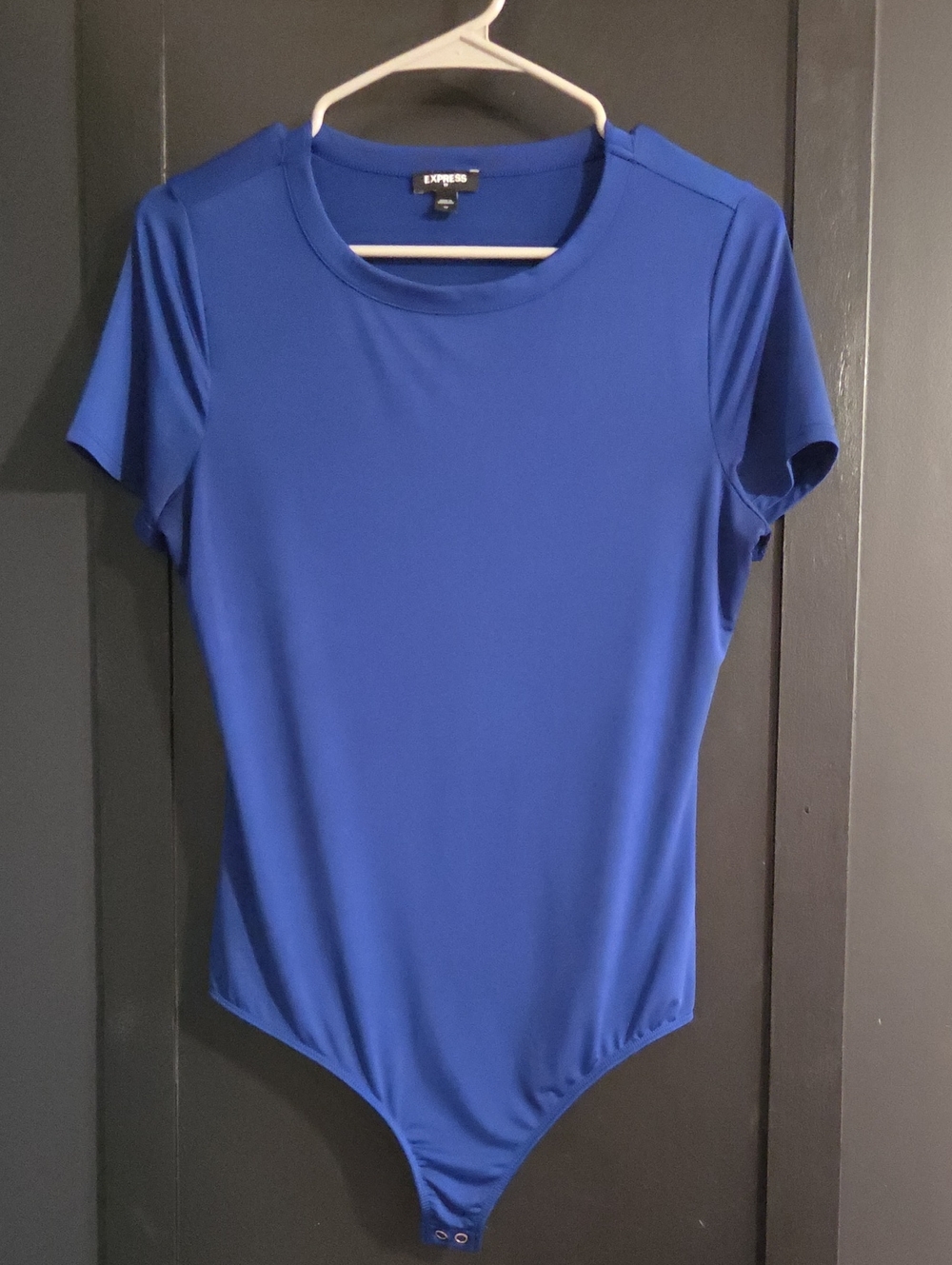 Express Blue Short Sleeved Bodysuit